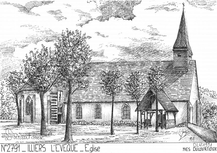 N 27091 - ILLIERS L EVEQUE - glise